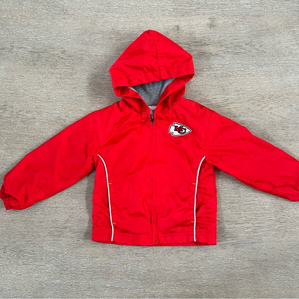 NFL Jacket, Kansas City Chiefs KIDS sz 3T, unisex, full zip